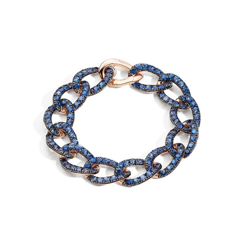 Bracelet Tango en Or Rose 18K & Saphir Bleu
