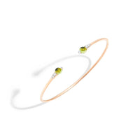 Bracelet M'Ama Non M'Ama en Or Rose 18K & Diamant Blanc et Péridot