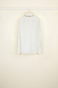 Chemise en coton avec ex-votos - Crème