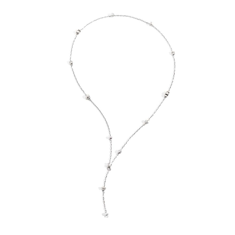Collier Iconica en Or Blanc 18K & Diamant Blanc