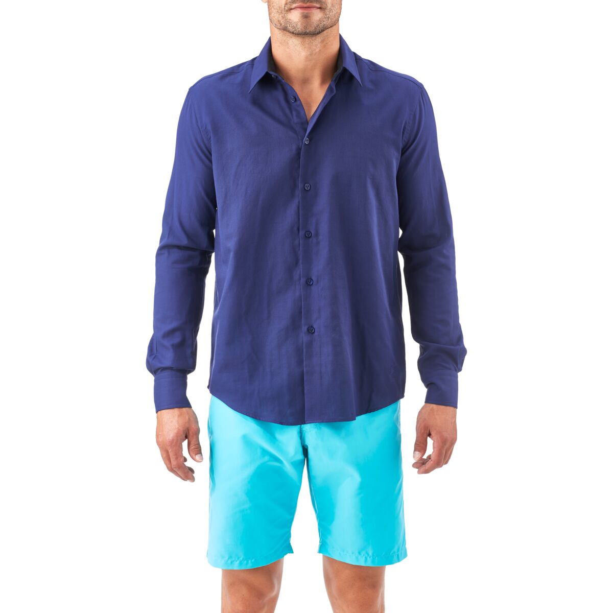 BLEU MARINE CHEMISE CARACAL HOMME