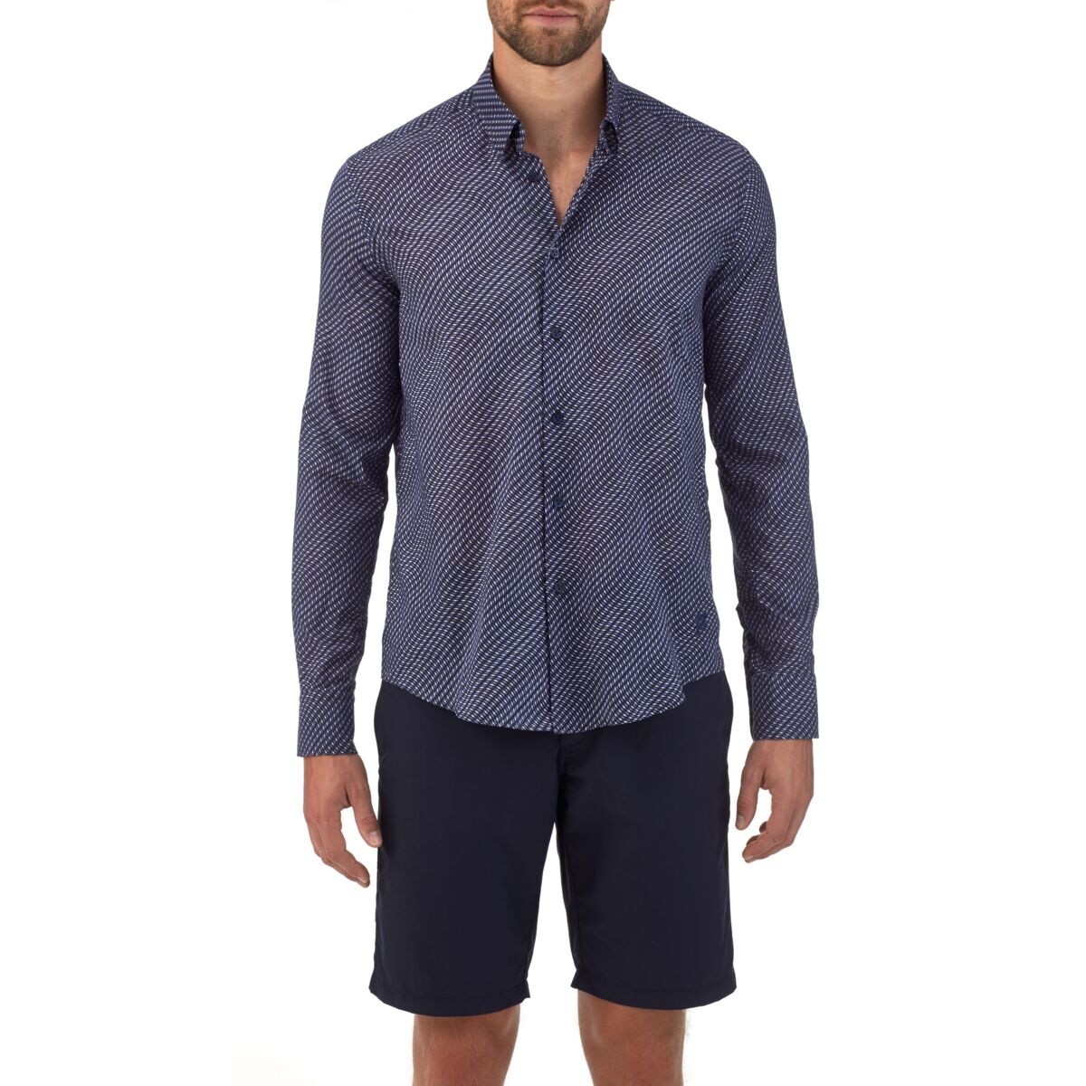 BLEU MARINE CHEMISE CARACAL HOMME