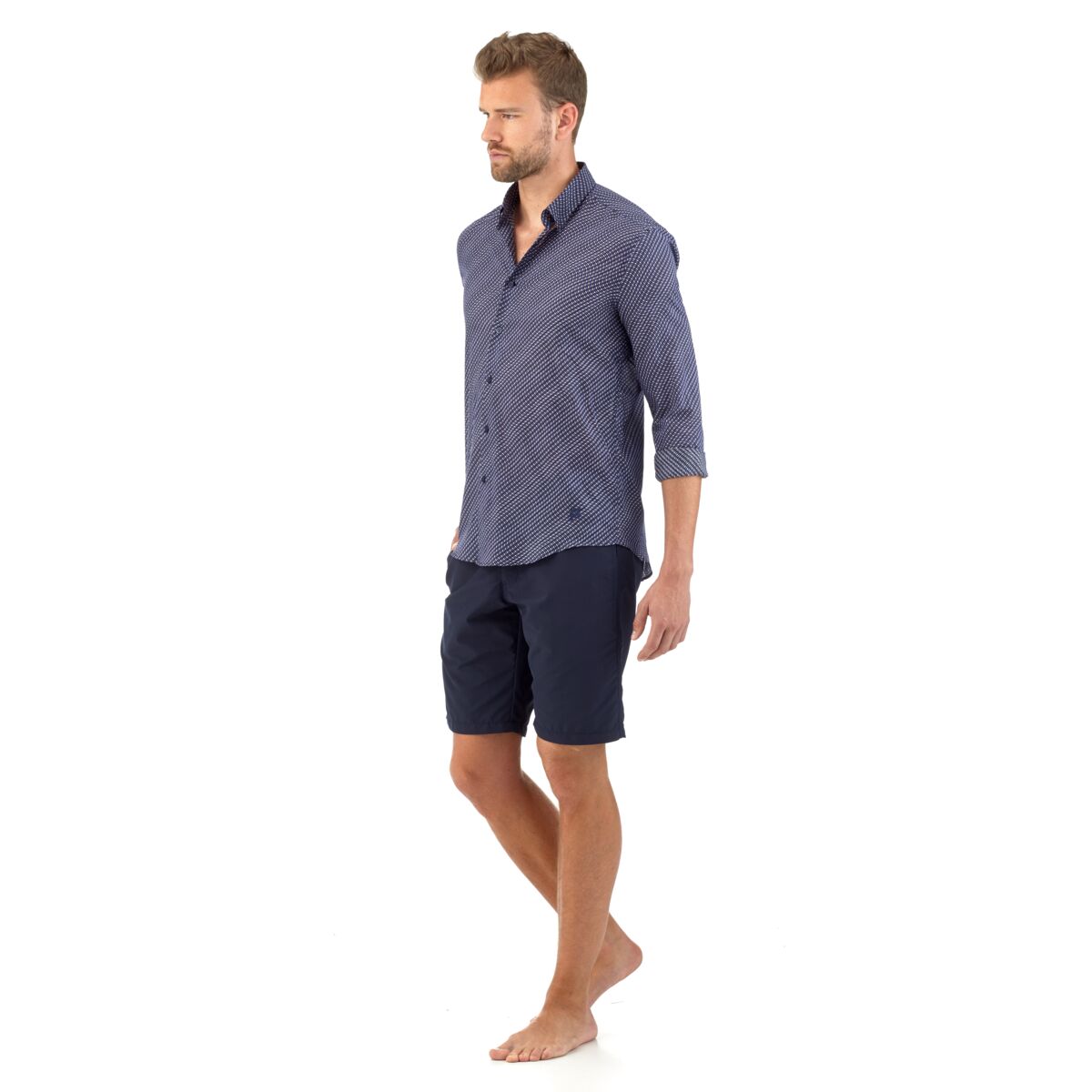 BLEU MARINE CHEMISE CARACAL HOMME