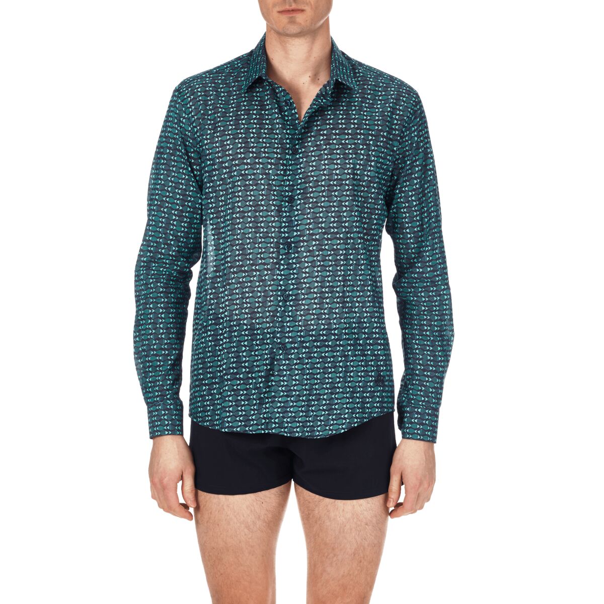 BLEU MARINE CHEMISE CARACAL UNISEXE