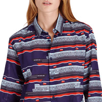 BLEU NUIT CHEMISE CARACAL UNISEXE