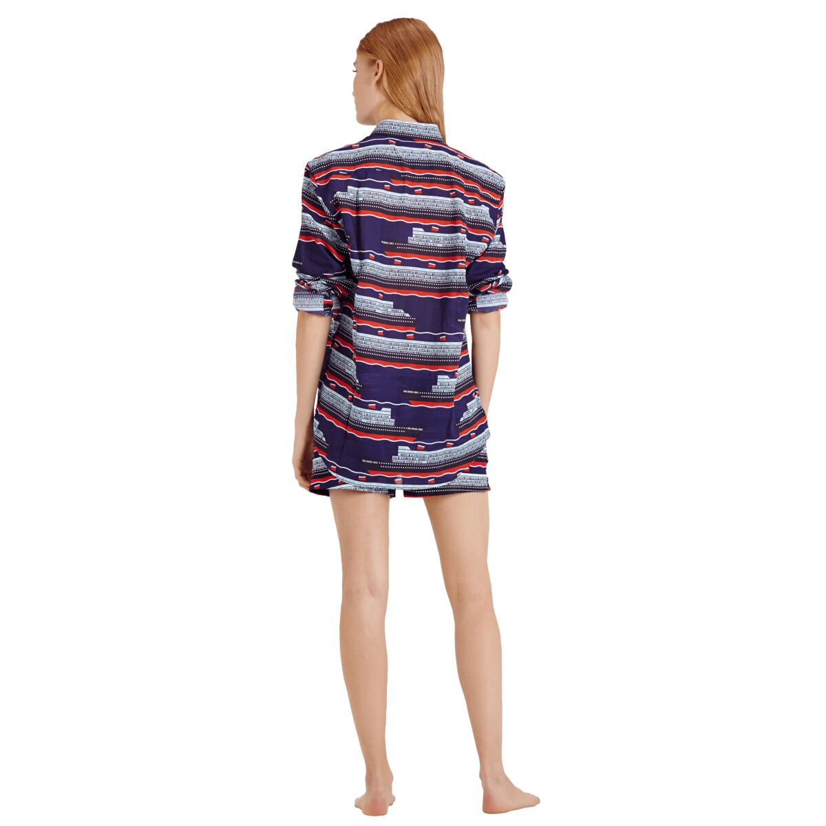 BLEU NUIT CHEMISE CARACAL UNISEXE