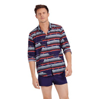 BLEU NUIT CHEMISE CARACAL UNISEXE