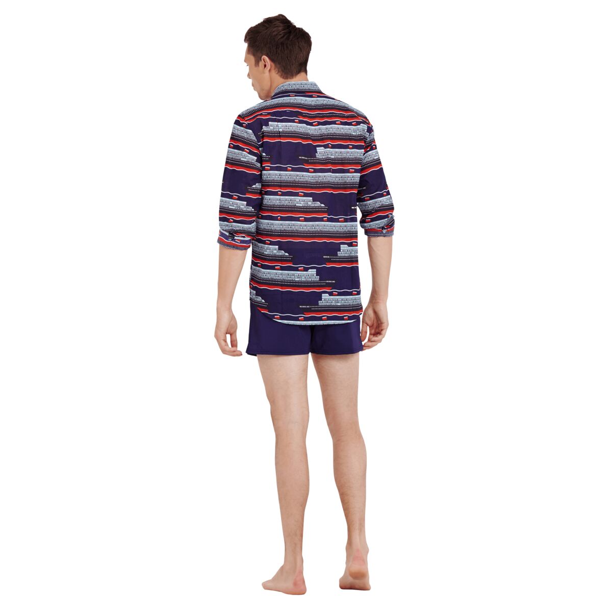 BLEU NUIT CHEMISE CARACAL UNISEXE