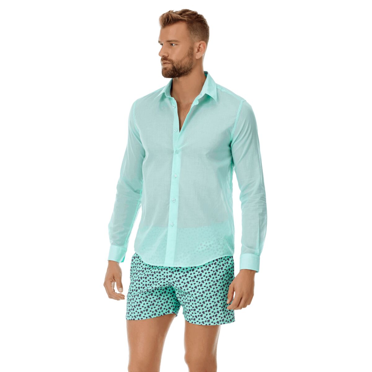 MENTHE CHEMISE CARACAL UNISEXE