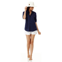 BLEU MARINE CHEMISE CARACAL UNISEXE