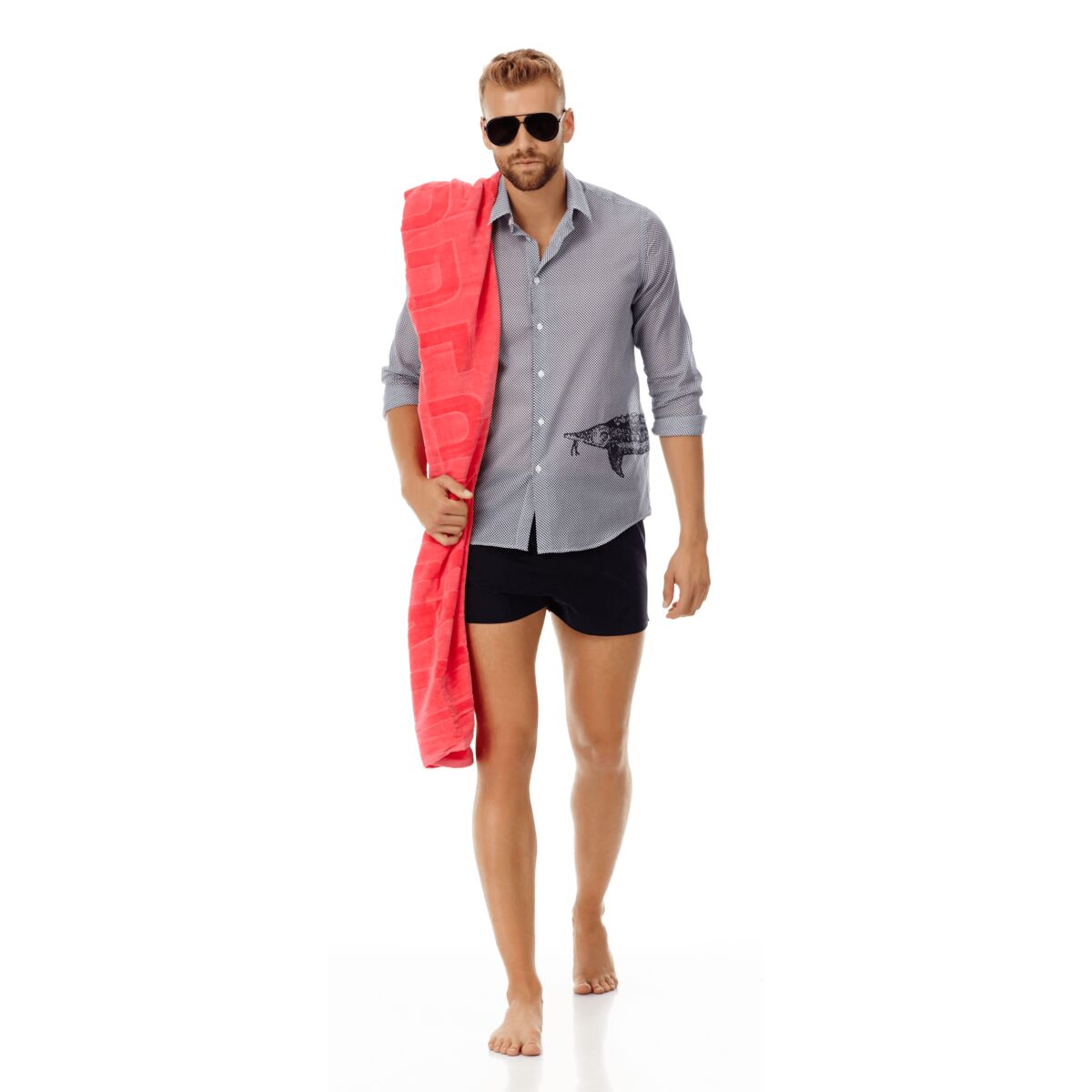 BLANC CHEMISE CARACAL UNISEXE