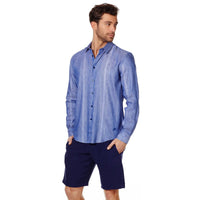 BLEU MARINE CHEMISE CARACAL UNISEXE