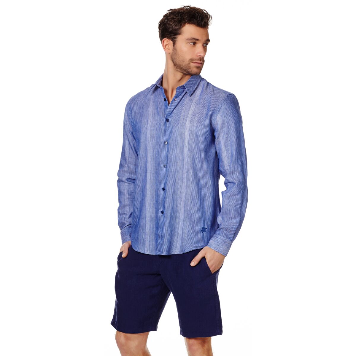 BLEU MARINE CHEMISE CARACAL UNISEXE