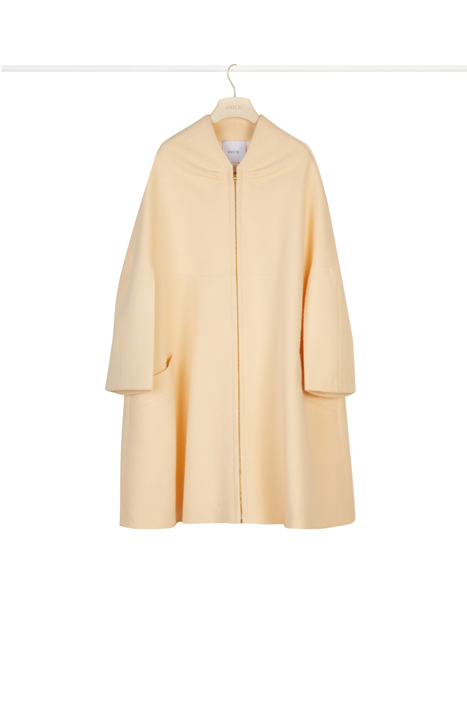 Manteau oversize en drap de laine - Fleur de Pêche