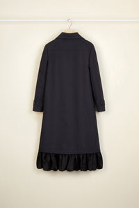 Manteau en gabardine à ourlet volanté - Tempête