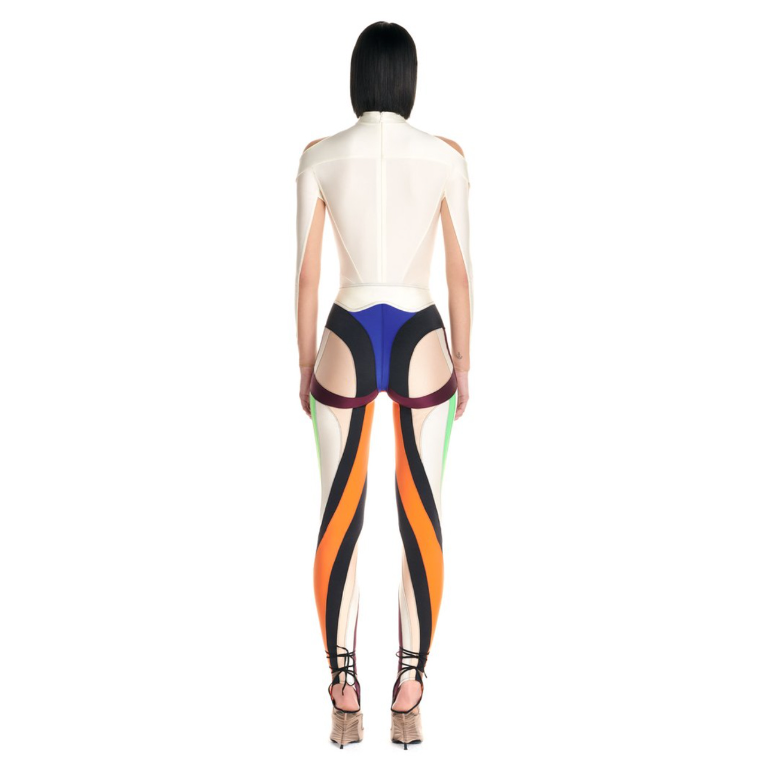 Legging spirales multicolores - Multicolor Blanc