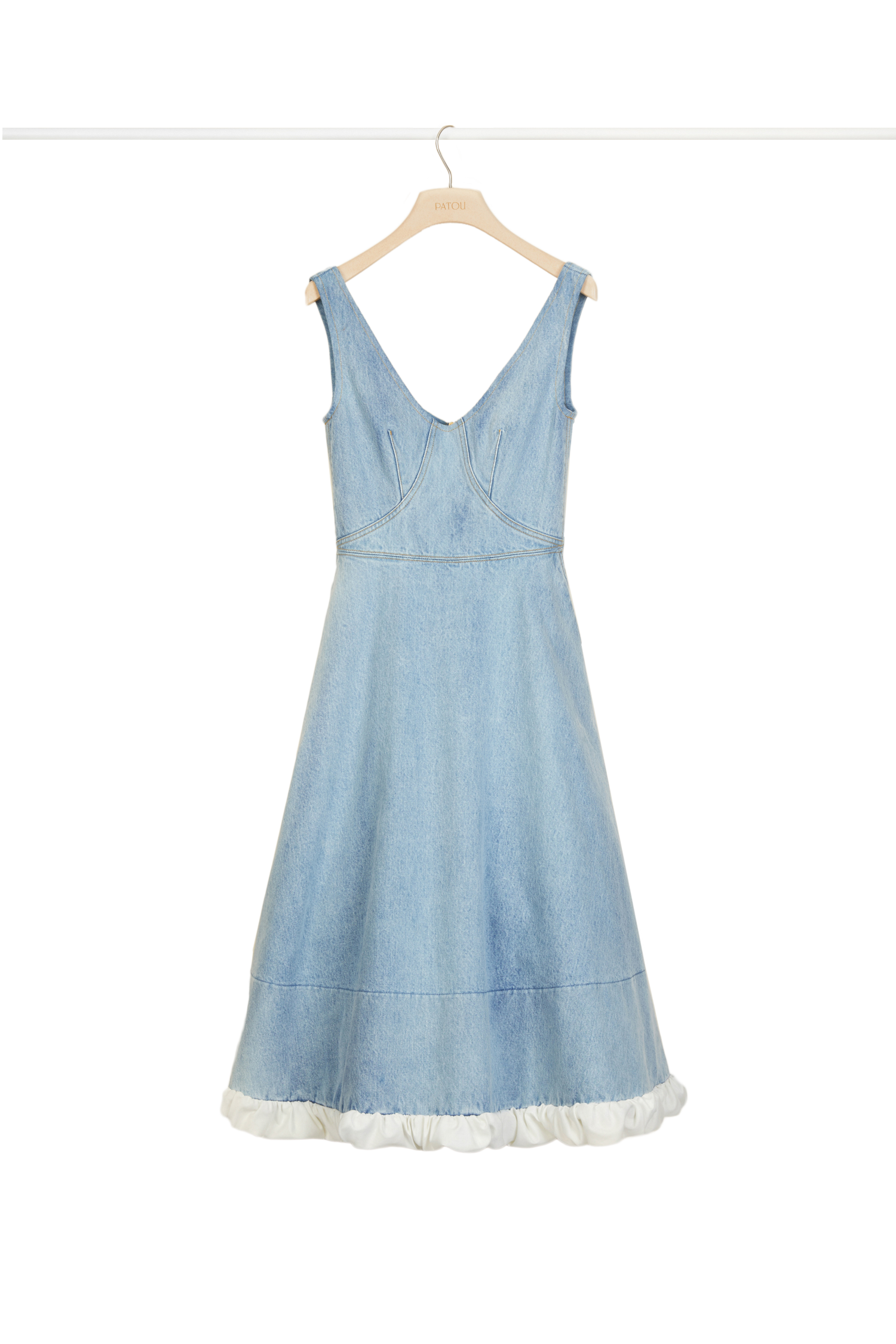 Robe midi en denim - Blueberry