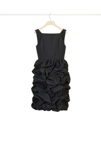Robe en faille à jupe boule - Noir