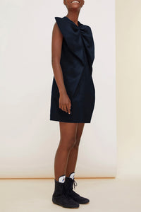Robe en velours à maxi noeud - Tempête