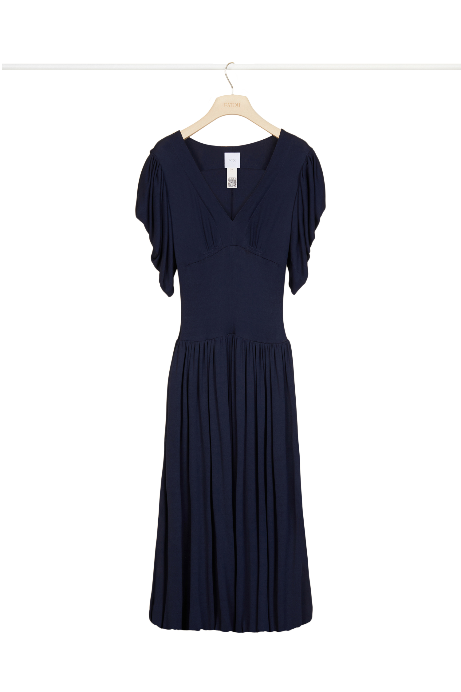 Robe boule longueur midi - Bleu Saphir