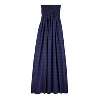 BLEU MARINE ROBE FICUS FEMME