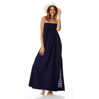 BLEU MARINE ROBE FICUS FEMME
