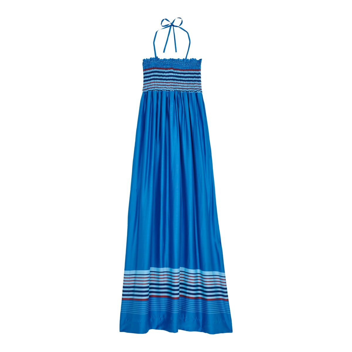 BLEU HAWAI ROBE FICUS FEMME