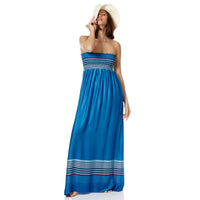 BLEU HAWAI ROBE FICUS FEMME