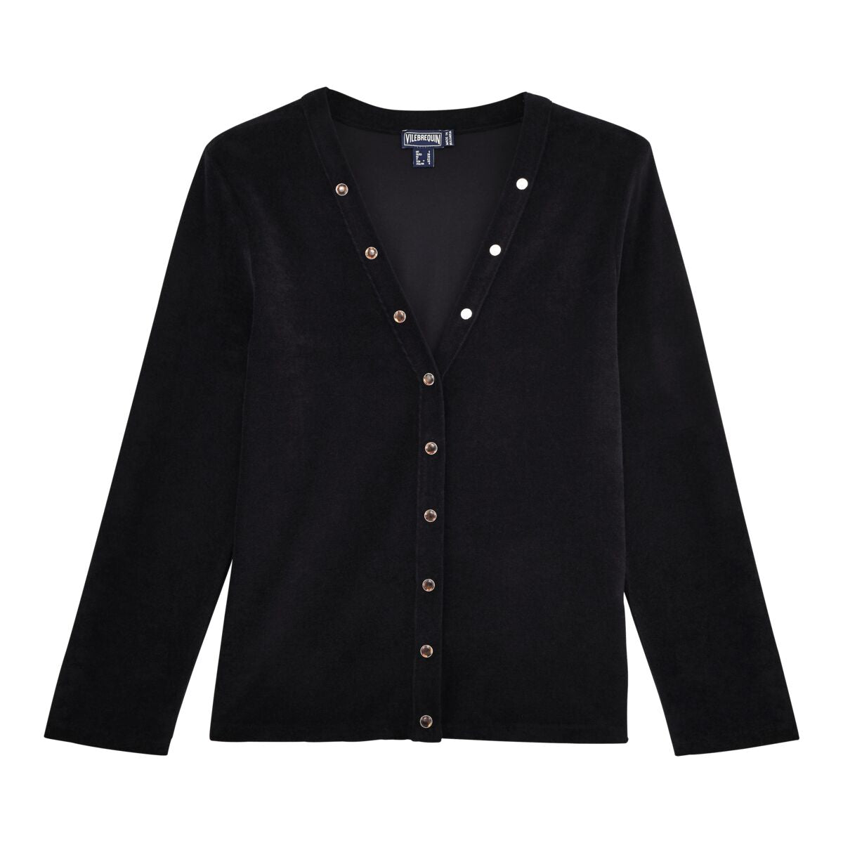 NOIR GILET FEDOU FEMME