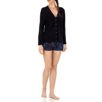 NOIR GILET FEDOU FEMME