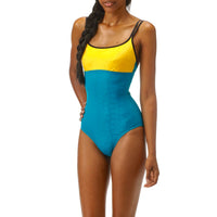 BLEU DE PRUSSE MAILLOT DE BAIN FERIA FEMME