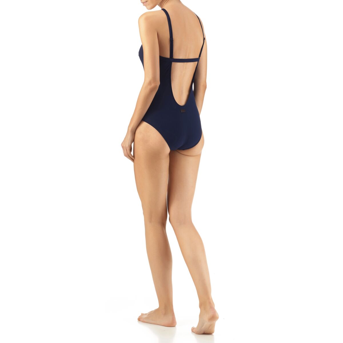 BLEU MARINE MAILLOT DE BAIN FEINTE FEMME