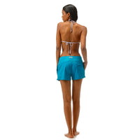 BLEU DE PRUSSE SHORTY FERISE FEMME