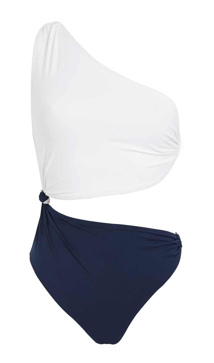 SAPHIR/BLANC MAILLOT DE BAIN FLOE FEMME