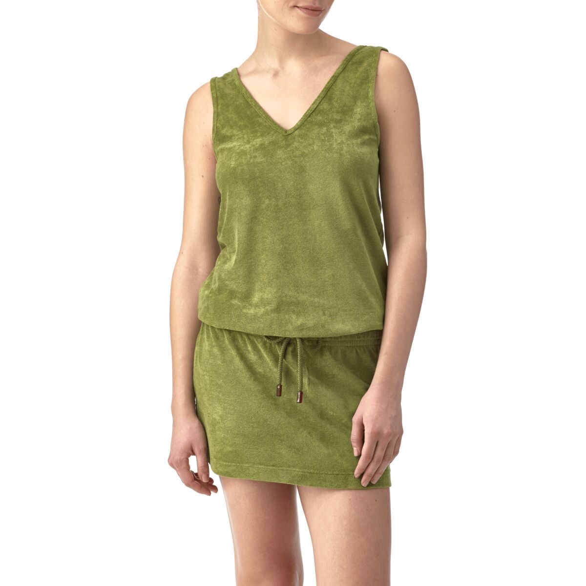 KAKI ROBE FILANTE FEMME
