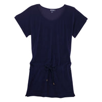 BLEU MARINE ROBE FILOU FEMME