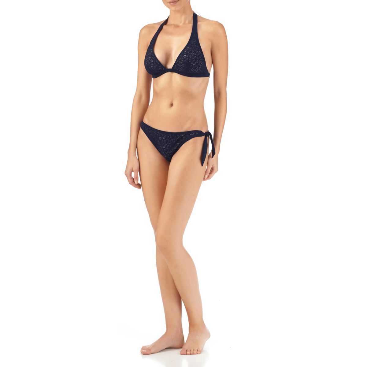 BLEU MARINE MAILLOT DE BAIN FLAMME FEMME