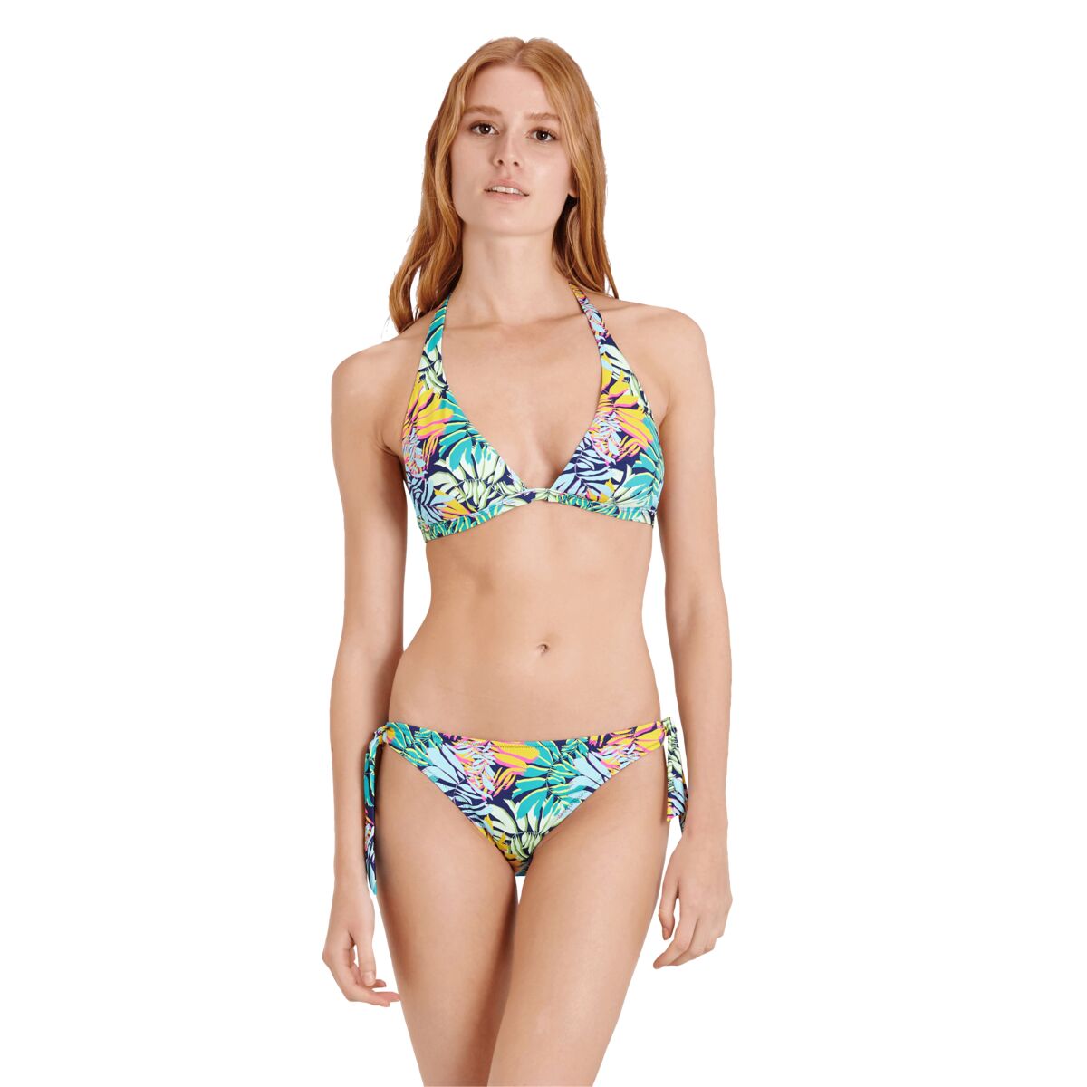 BLEU NUIT MAILLOT DE BAIN FLECHE FEMME