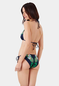 BLEU MARINE MAILLOT DE BAIN FLEUR FEMME