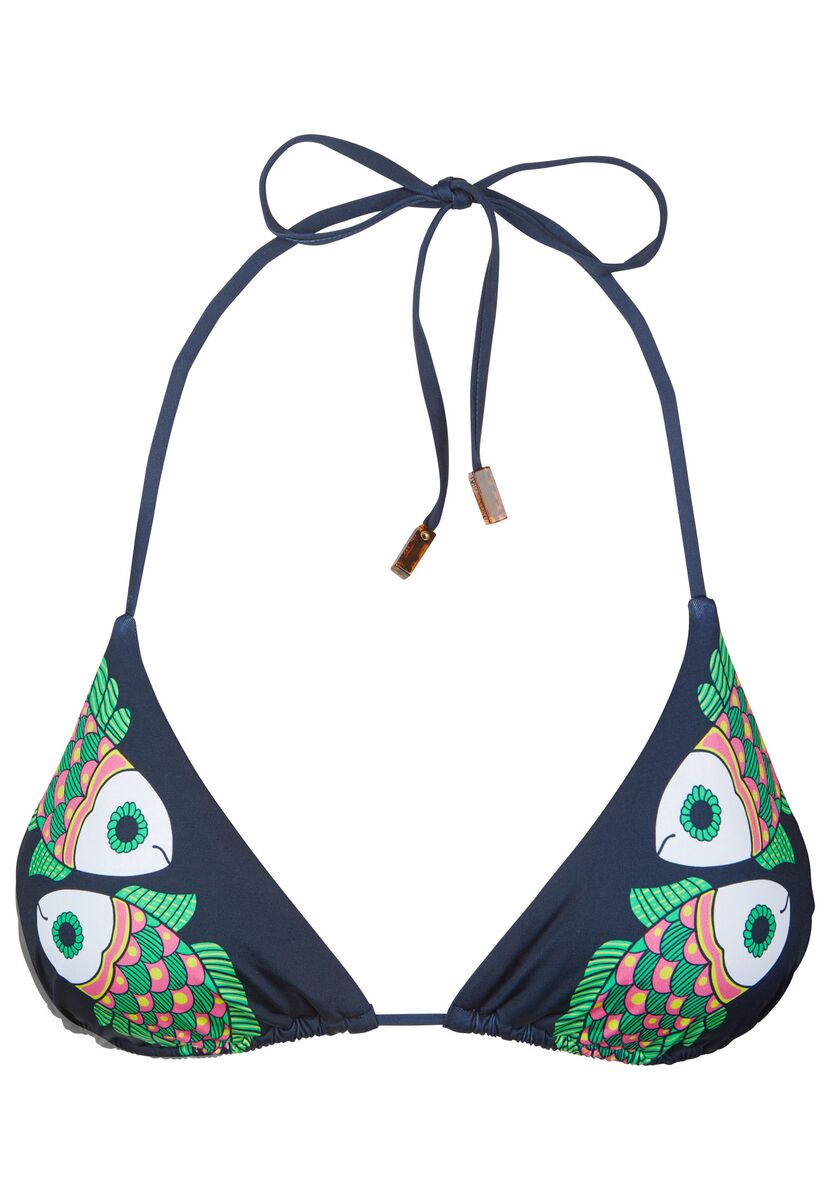 BLEU MARINE MAILLOT DE BAIN FLEUR FEMME