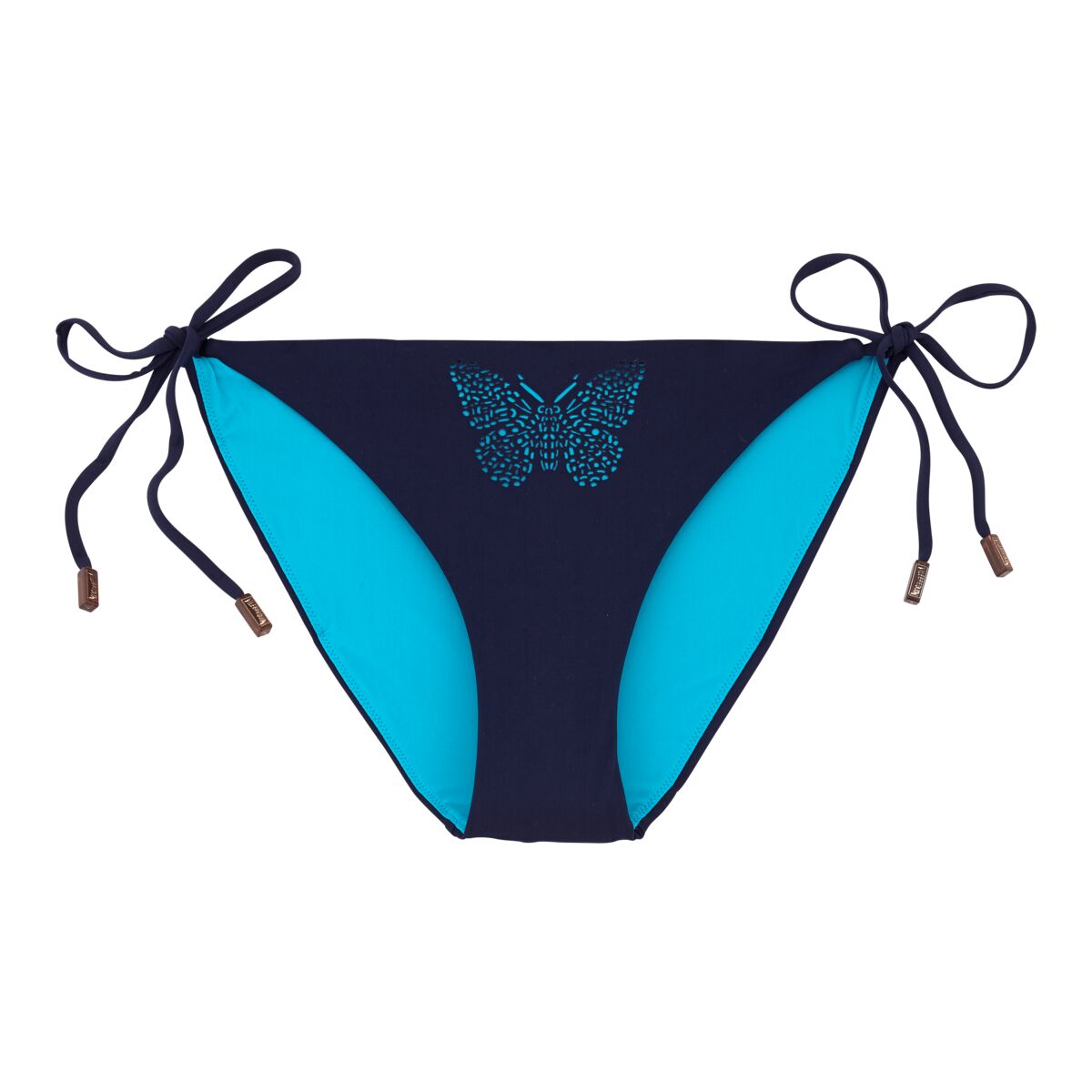 BLEU MARINE MAILLOT DE BAIN FLORE FEMME