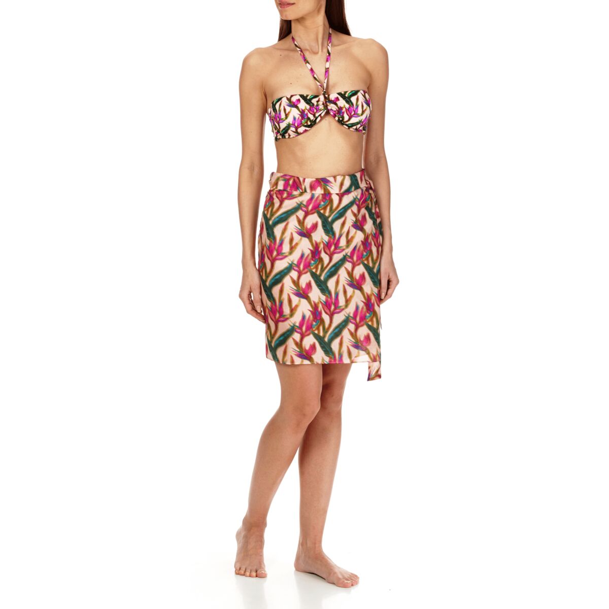 NUDE JUPE FLIES FEMME