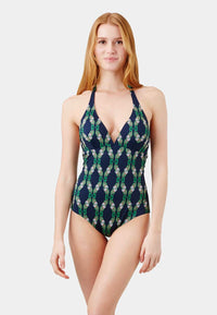 BLEU MARINE MAILLOT DE BAIN FAMOUS FEMME