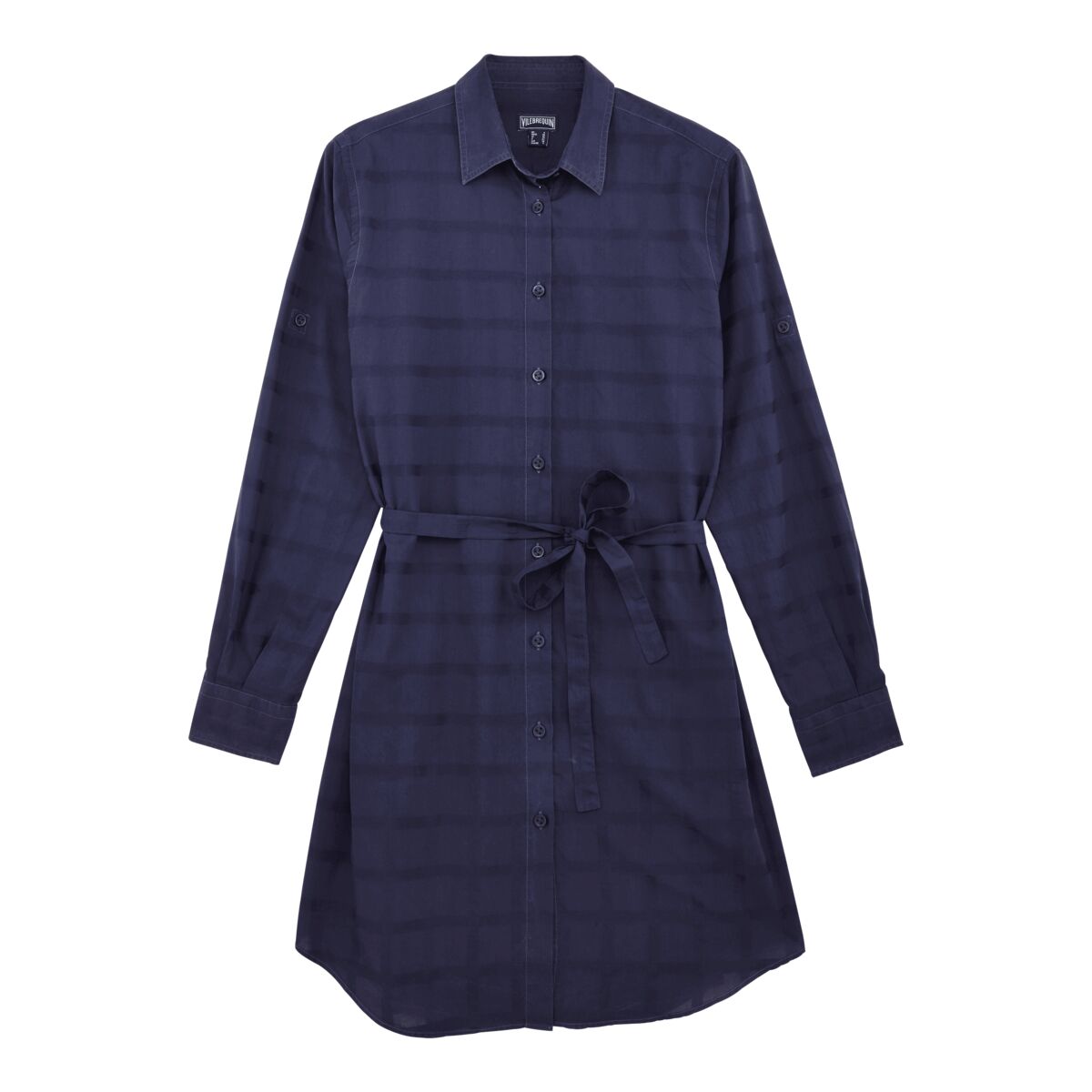 BLEU MARINE ROBE CHEMISE FLORENCE FEMME