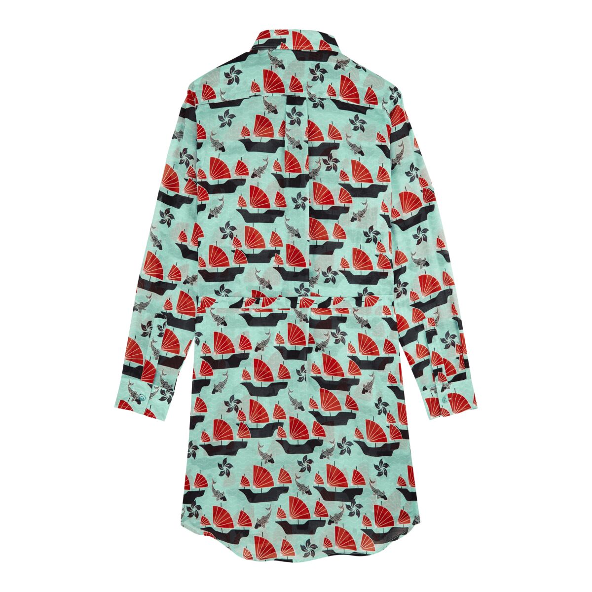 MENTHE ROBE CHEMISE FLORENCE FEMME