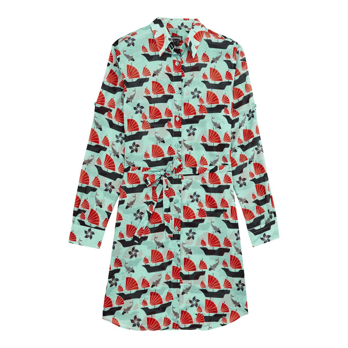MENTHE ROBE CHEMISE FLORENCE FEMME