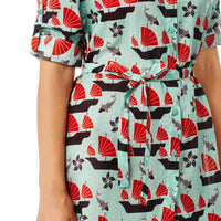 MENTHE ROBE CHEMISE FLORENCE FEMME