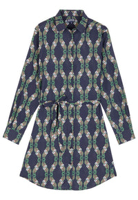 BLEU MARINE ROBE CHEMISE FLORENCE FEMME