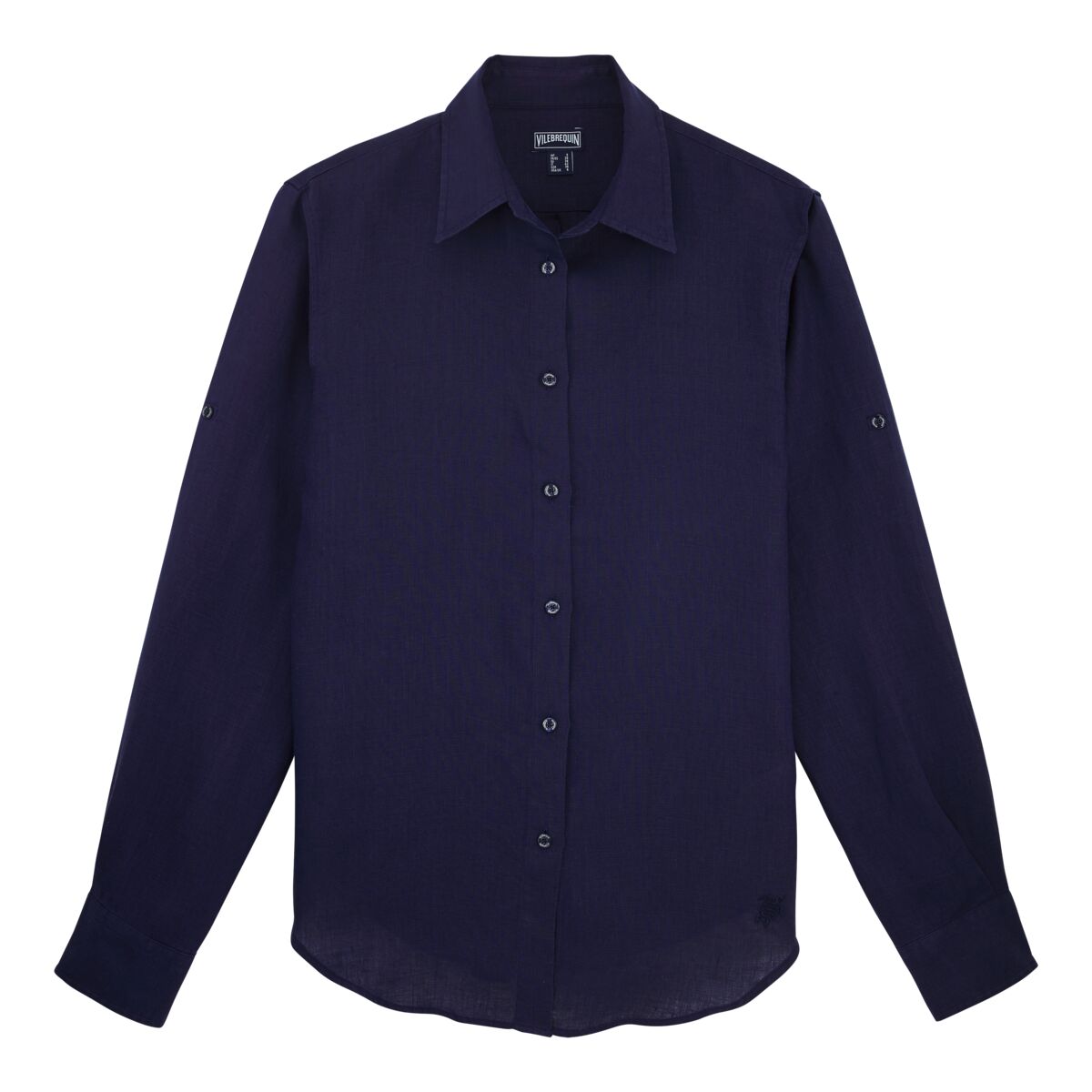 BLEU MARINE CHEMISE FONDANT FEMME