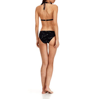 NOIR MAILLOT DE BAIN FRISE FEMME
